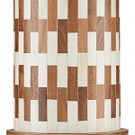 Настольная лампа с узором вдоль колоннообразного основания Brick Surface варинант исполнения - 1 | Loft Concept в Казани