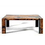 Кофейный Стол River in Autumn Elm Resin Coffee Table варинант исполнения - 3 | Loft Concept в Казани