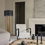 Настольная лампа с металлиеским черным трубчатым основанием Fulgurite варинант исполнения - 4 | Loft Concept в Казани