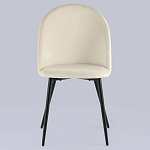 Мягкий стул в бежевом велюре Miruna Chair варинант исполнения - 3 | Loft Concept в Казани