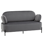 Диван в велюровой обивке серого цвета COLOR BLOCK варинант исполнения - 1 | Loft Concept в Казани