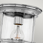 Потолочный светильник для ванных комнат с цилиндрическим стеклянным плафоном и одной лампой Hinkley варинант исполнения - 15 | Loft Concept в Казани