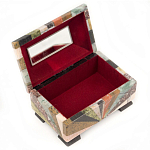 Шкатулка из натурального камня змеевик Stone Casket варинант исполнения - 3 | Loft Concept в Казани