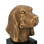 Держатель для книг с бронзовыми фигурками головы собаки Dog Elegance  варинант исполнения - 4 | Loft Concept в Казани
