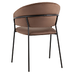 Стул в велюре коричневого цвета Horizon варинант исполнения - 5 | Loft Concept в Казани