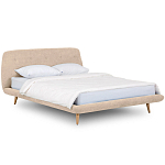 Кровать с мягким изголовьем Palmer Bed варинант исполнения - 7 | Loft Concept в Казани
