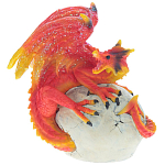 Декоративная статуэтка Дракон Red Yellow Dragon Statuette варинант исполнения - 1 | Loft Concept в Казани