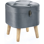 Пуф Leather with a snap варинант исполнения - 1 | Loft Concept в Казани