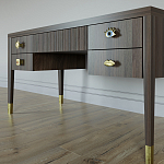 Письменный стол с 4-мя ящиками Elsa Dreams Walnut варинант исполнения - 4 | Loft Concept в Казани