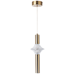 Подвесной светильник Toussaint Metal Tube Brass Hanging Lamp варинант исполнения - 2 | Loft Concept в Казани