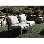 Дизайнерское уличное кресло на металлическом каркасе PHOENIX Armchair варинант исполнения - 13 | Loft Concept в Казани