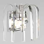 Бра цвета никель с изогнутыми хрустальными элементами Radiant Ribbons варинант исполнения - 4 | Loft Concept в Казани