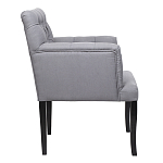 Кресло Addison Chic Armchair grey flax варинант исполнения - 2 | Loft Concept в Казани