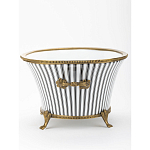 Кашпо Black white stripe варинант исполнения - 3 | Loft Concept в Казани