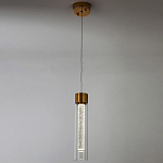 Подвесной светильник золото Sparkling Bubbles Tube Gold Hanging Lamp варинант исполнения - 3 | Loft Concept в Казани