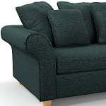 Мебельная ткань Шенилл темно-зеленый цвет 138 см T4-39 варинант исполнения - 5 | Loft Concept в Казани