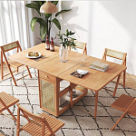 Обеденный стол раскладной из дерева Astiс Table варинант исполнения - 3 | Loft Concept в Казани