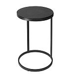 Кофейный столик круглый чёрный Compact Loft варинант исполнения - 2 | Loft Concept в Казани