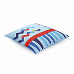 Подушка декоративная из хлопка по мотивам нанайских орнаментов Ural and Siberian Patterns варинант исполнения - 1 | Loft Concept в Казани