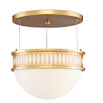 Подвесной светильник с фактурным золотым каркасом Exceptional Classic Design варинант исполнения - 3 | Loft Concept в Казани