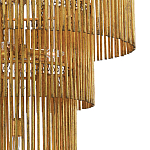 Люстра трёхъярусная золотого цвета Metal Tentacles варинант исполнения - 2 | Loft Concept в Казани