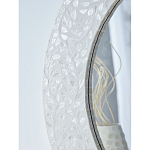 Зеркало круглое инкрустированное раковинами устриц Bone Inlay Dome Mirror White варинант исполнения - 4 | Loft Concept в Казани