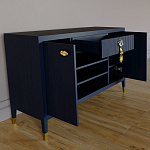 Комод-буфет Elsa Dreams Blue с открытыми полками   варинант исполнения - 6 | Loft Concept в Казани