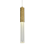 Подвесной светильник латунь Dew Drops Tube Brass Hanging Lamp варинант исполнения - 1 | Loft Concept в Казани