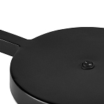 Настольная лампа с черным каркасом и белым тканевым абажуром в форме конуса Stylish Solution варинант исполнения - 2 | Loft Concept в Казани