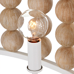 Люстра в форме цилиндра с вставками из деревянных бусин Wooden Beads варинант исполнения - 4 | Loft Concept в Казани