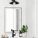 Зеркало прямоугольное в черной раме Gwendelyn варинант исполнения - 3 | Loft Concept в Казани