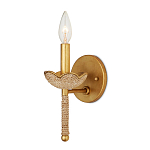 Бра из кованого железа с отделкой плетеной веревкой и сусальным золотом Parisian Style варинант исполнения - 3 | Loft Concept в Казани