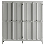 Шкаф серый Silva Grey Cabinet варинант исполнения - 8 | Loft Concept в Казани