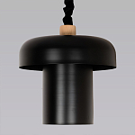 Подвесной светильник с черным металлическим плафоном Capability варинант исполнения - 2 | Loft Concept в Казани