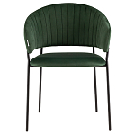 Стул в велюре зеленого цвета Horizon варинант исполнения - 2 | Loft Concept в Казани