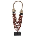 Этническое длинное ожерелье из бус и ракушек Aboriginal Long Necklace варинант исполнения - 1 | Loft Concept в Казани