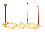 Люстра подвесная с фигурным светодиодным плафоном Calcite Figural Light варинант исполнения - 3 | Loft Concept в Казани