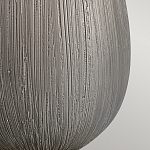 Настольная лампа с белым цилиндрическим абажуром и серебристым овальным основанием Quintiesse варинант исполнения - 4 | Loft Concept в Казани