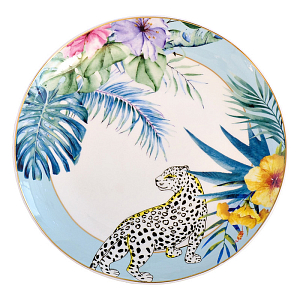 Тарелка NATURE Guepard blue