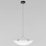 Подвесной светильник с белым тканевым плафоном в форме облака Crystal Cloud Junction варинант исполнения - 4 | Loft Concept в Казани