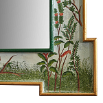 Зеркало в стиле Шинуазри ручная роспись Chinoiserie Garden White Mirror варинант исполнения - 2 | Loft Concept в Казани