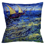 Подушка декоративная Корабли Impressionism in Art варинант исполнения - 1 | Loft Concept в Казани