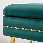 Мягкая банкетка с зоной для хранения Casket Green варинант исполнения - 2 | Loft Concept в Казани