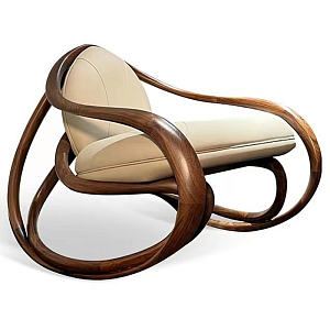 Кресло–качалка Move Mantellassi Орех