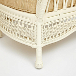 Комплект уличной мебели из ротанга Clara белый варинант исполнения - 6 | Loft Concept в Казани