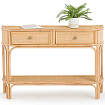 Консоль из плетеного ротанга с ящиками Armelle Rattan Console варинант исполнения - 1 | Loft Concept в Казани