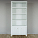 Книжный Стеллаж Elsa Dreams White с задней стенкой варинант исполнения - 5 | Loft Concept в Казани