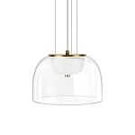 Подвесной светильник с куполообразным прозрачным стеклянным плафоном Grada Light варинант исполнения - 1 | Loft Concept в Казани