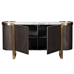 Комод  округлой формы с дверцами Chest of Precious Breed варинант исполнения - 1 | Loft Concept в Казани