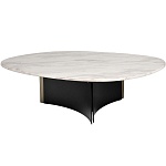 Стол журнальный овальный с контрастным основанием Subsequence варинант исполнения - 1 | Loft Concept в Казани